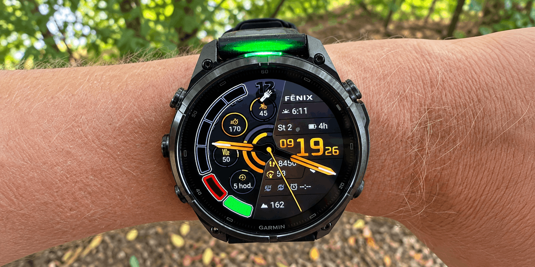 Fenix 9 displej